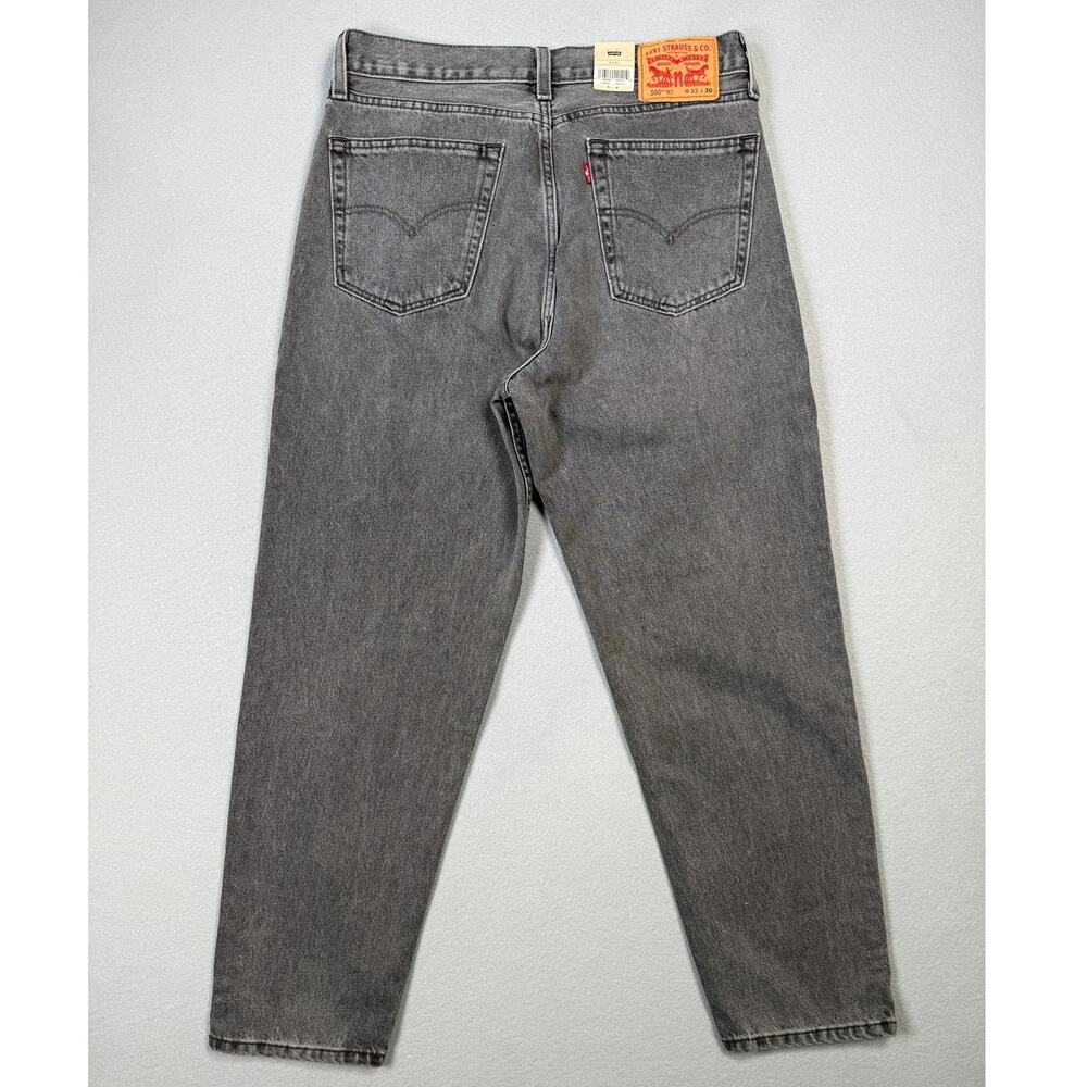 Levi's Mens 550 92 Relaxed-Fit Jean, Gray Worn In 32x30 $80